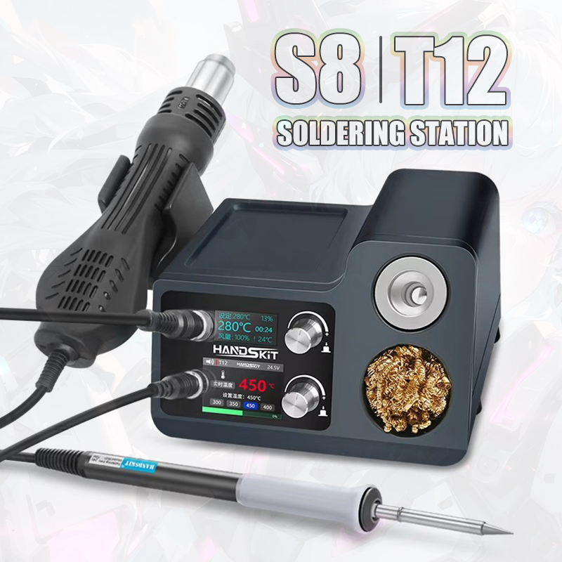 T12 Soldering Station With 858 - Hot Air Rework Station T12 评论和价格